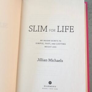 Jillian Michaels slim for life book